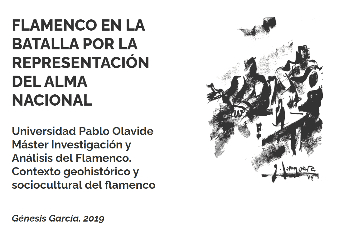 Cursos sobre antropología y flamenco. Flamenco en la batalla por la representación del alma nacional